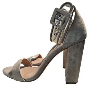 Steve Madden Women's Suede Cecilia Dress Sandals, Taupe, Size 9 1/2